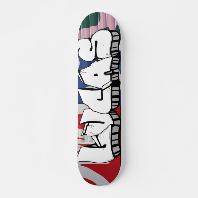 Lucas Graffiti Custom Personalised Cool Skateboard (Front)