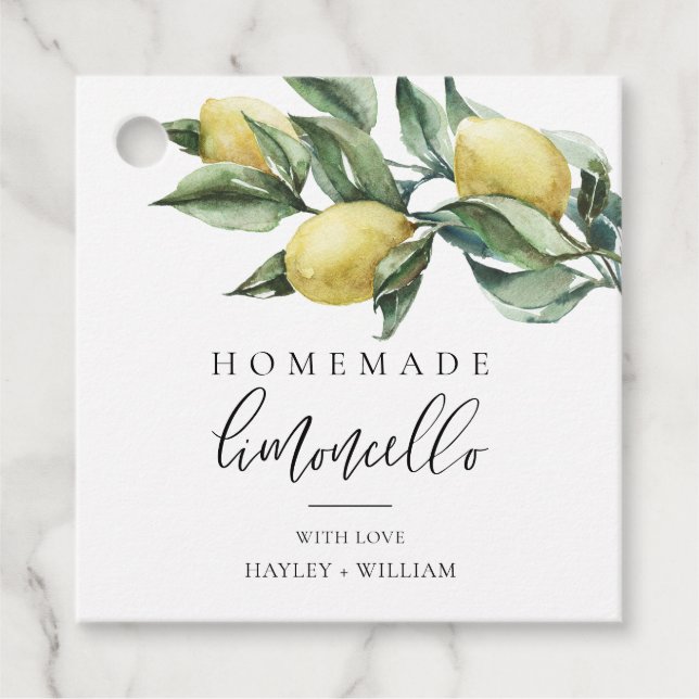 Lucas Limoncello Favour Tags (Front)