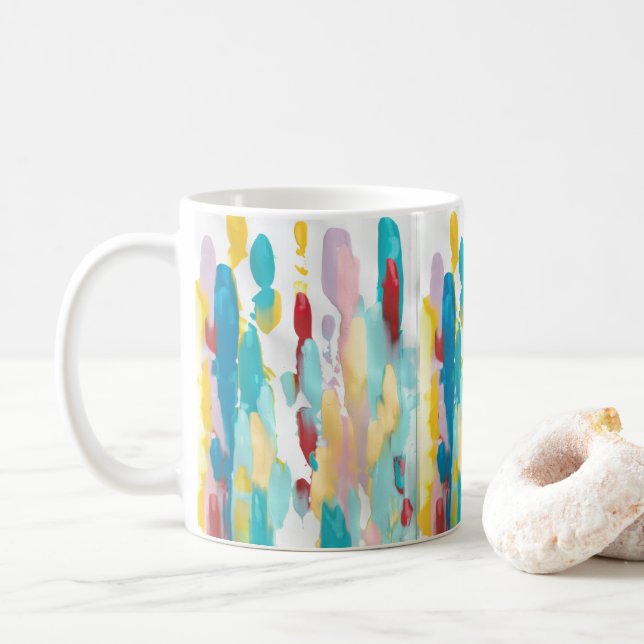 Lucas' scrape art coffee mug (With Donut)