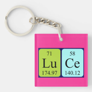 Luce periodic table name keyring