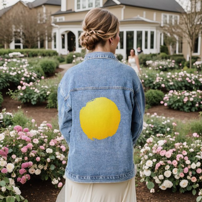 Lucent Promise Denim Jacket (Wedding Back)
