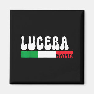Lucera City Italia Vintage Italy Flag For Travel L Magnet