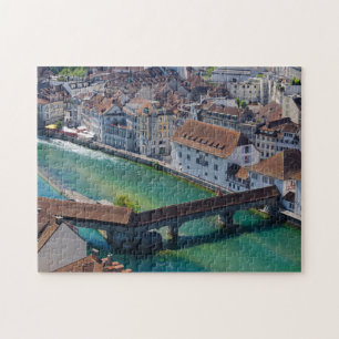 Lucerne Bridge Jigsaw Puzzle