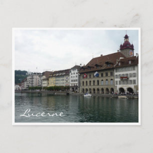 lucerne river postcard