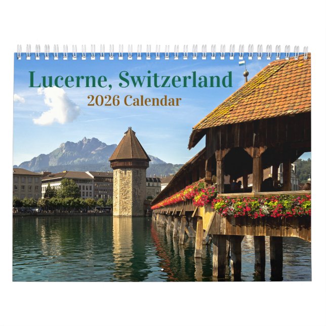 Lucerne Switzerland 2026 Calendar (Cover)