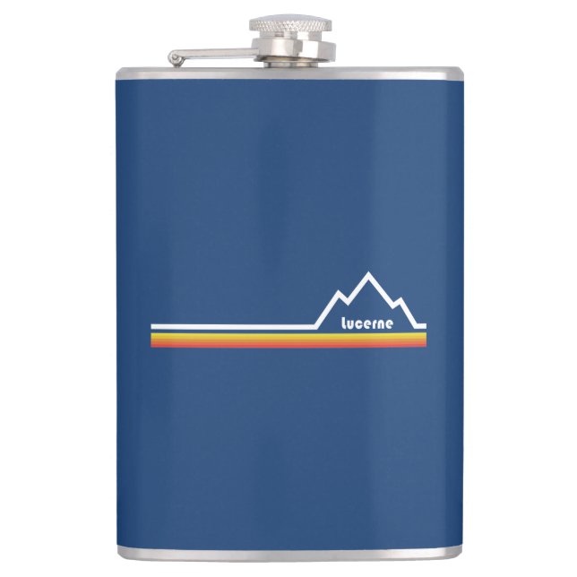 Lucerne, Switzerland Hip Flask (Front)