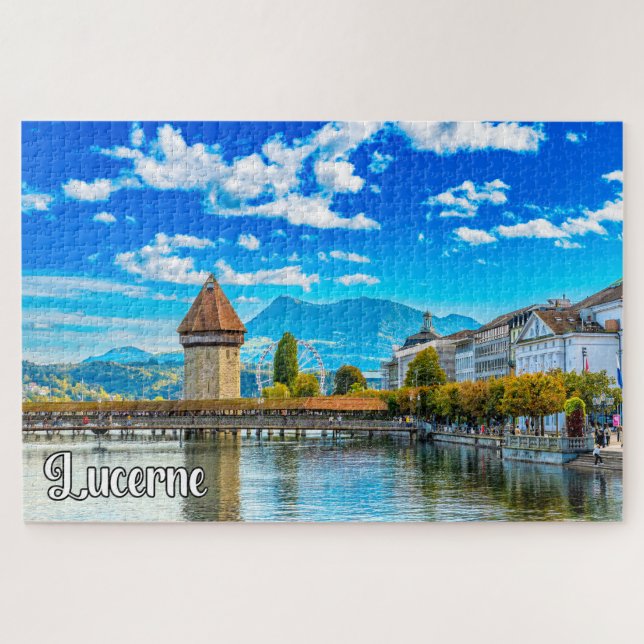 Lucerne, Switzerland Jigsaw Puzzle (Horizontal)