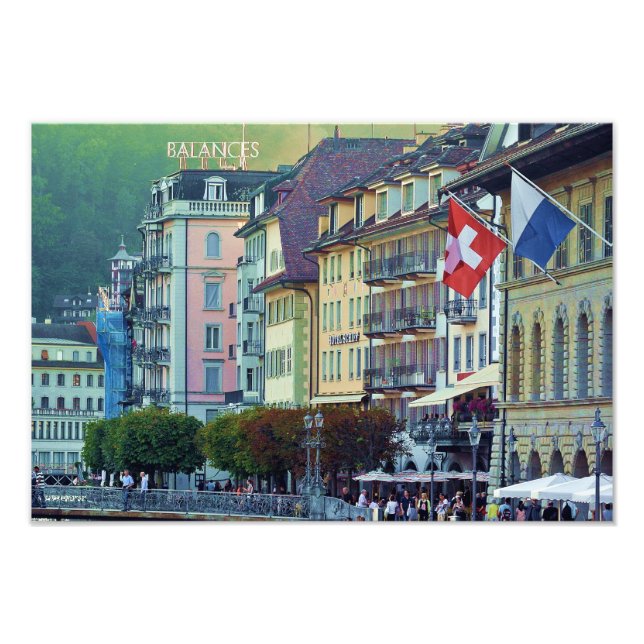 Lucerne Switzerland Photo Print (Front)