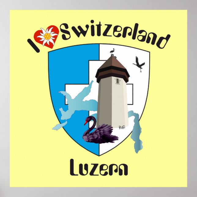Lucerne Switzerland Poster (Front)