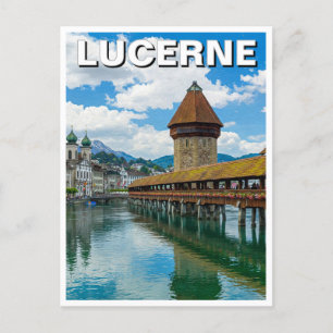 Lucerne Switzerland Travel Postcard