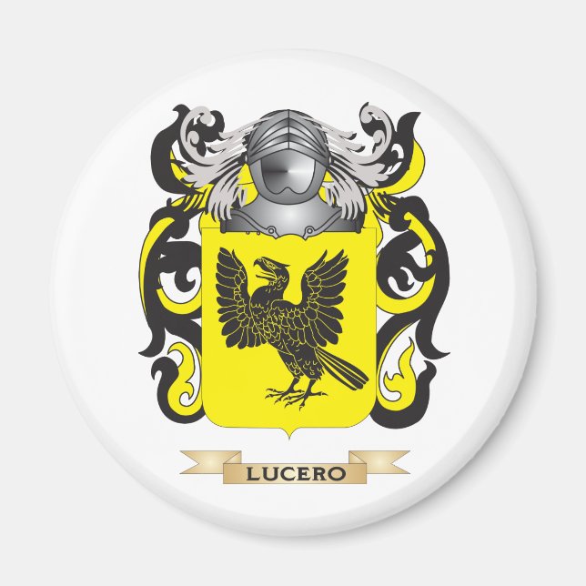 Lucero Coat of Arms (Family Crest) Magnet (Front)