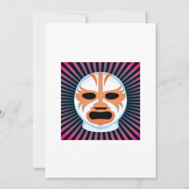 Lucha Libre 2 Invitation (Front)