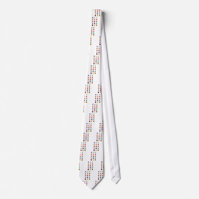 Lucha Libre Mask Mexican Wrestling Tie (Front)