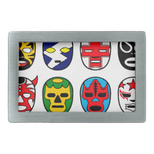 LUCHA LIBRE WRESTLING MASK Belt Buckle