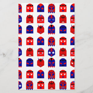 lucha libre masks stationery