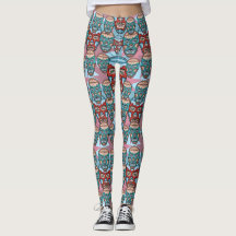 Lucha Libre Mexican wrestler Luchador Leggings