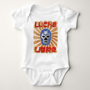 Lucha Libre Mexican Wrestling Baby Bodysuit