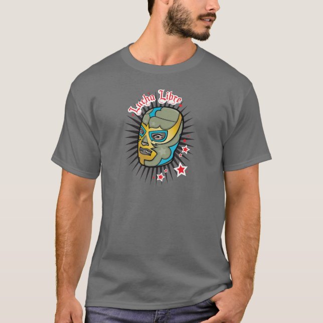 Lucha Libre Mexican Wrestling Mask T-Shirt (Front)