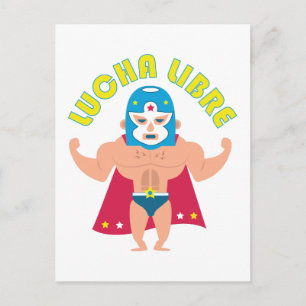 Lucha Libre Postcard