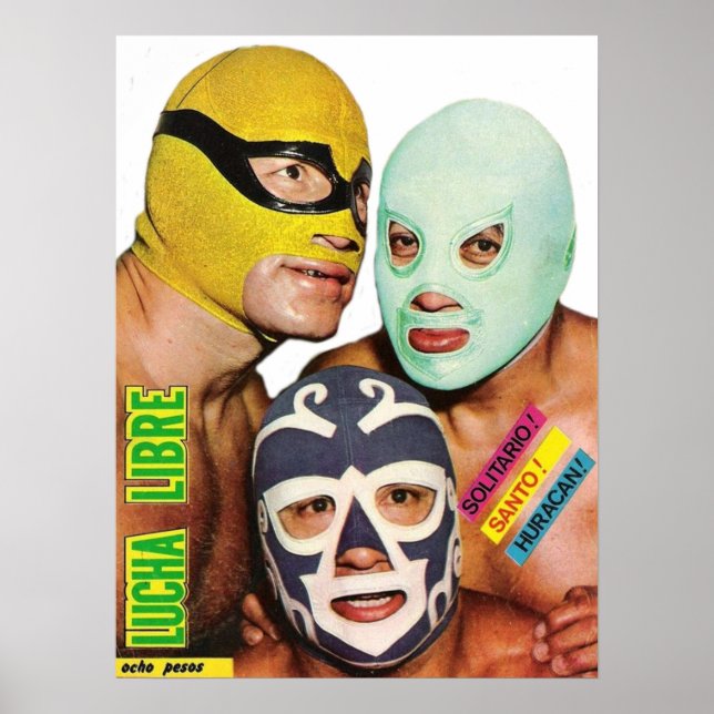 Lucha Libre Trio Poster (Front)