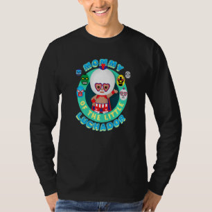 Lucha Libre Wrestler Birthday Mummy Of The Little T-Shirt