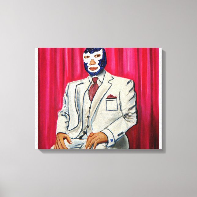 Luchador Canvas Print (Front)