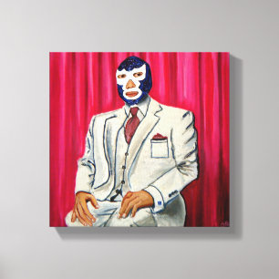 Luchador Canvas Print