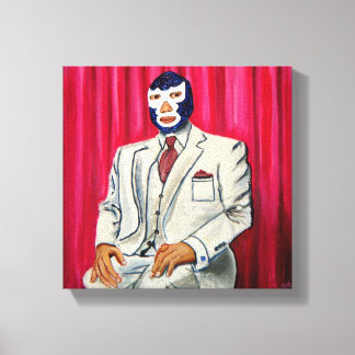 Luchador Canvas Print