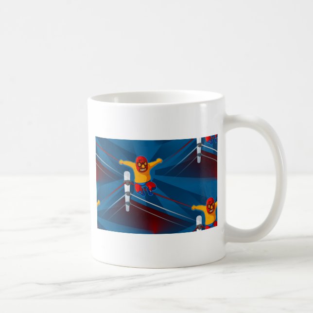 luchador coffee mug (Right)