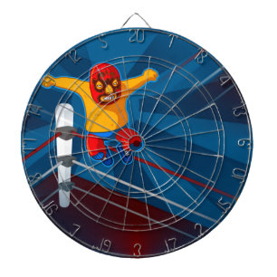 luchador dartboard