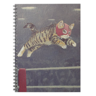 Luchador Kitty Spiral Notebook