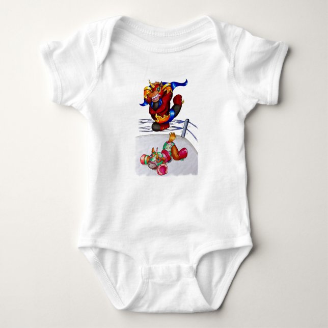 Luchadores Baby Bodysuit (Front)