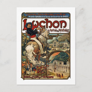 Luchon, Mucha Postcard