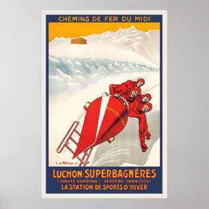 Luchon-Superbagneres La Station De Sports D'Hiver Poster