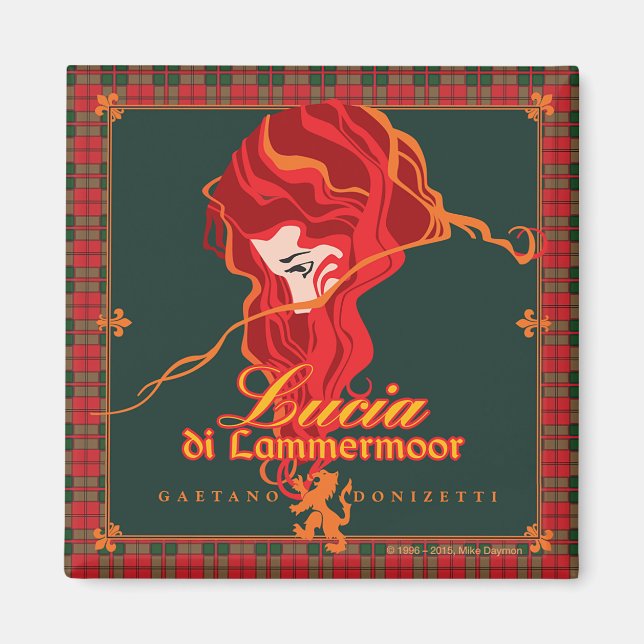 Lucia di Lammermoor! Opera Magnet (Front)