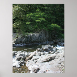 Lucia Falls portrait Poster