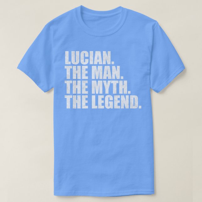 LucianLucian Name Lucian given name T-Shirt (Design Front)