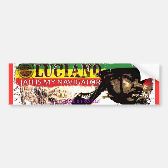 Luciano JMN Bumper Sticker (Front)