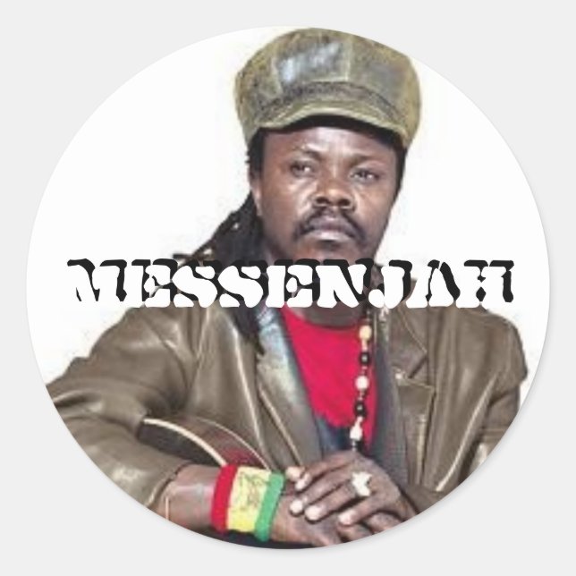 Luciano ST Round Stickers (Front)