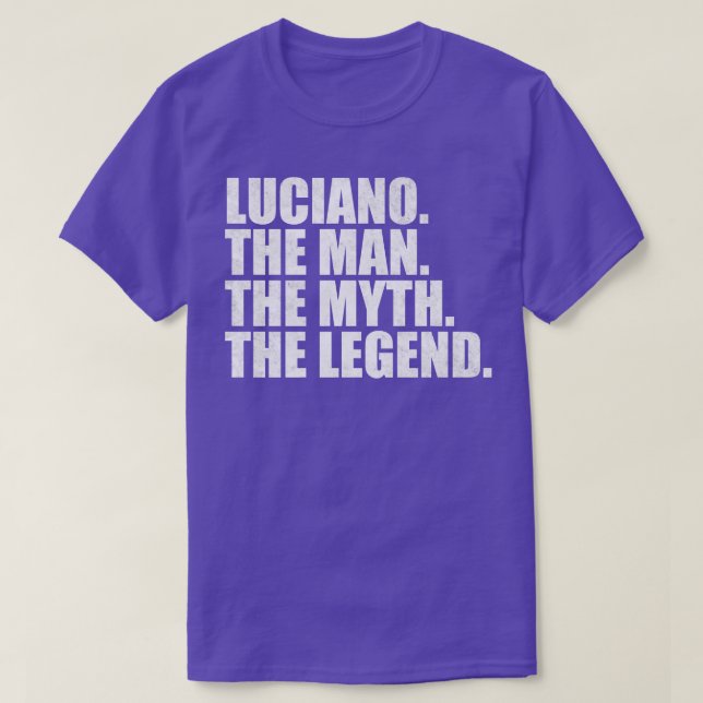 LucianoLuciano Name Luciano given name T-Shirt (Design Front)