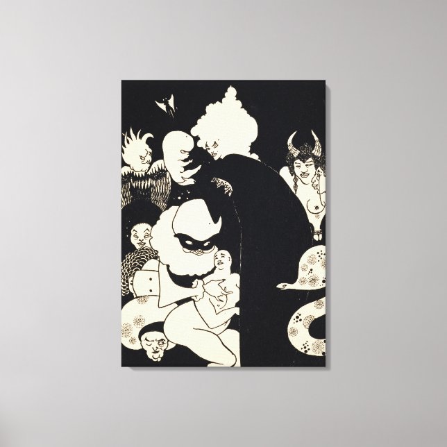 Lucian's Strange Creatures, illustration from 'Luc Canvas Print (Front)