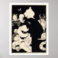 Lucian's Strange Creatures, illustration from 'Luc