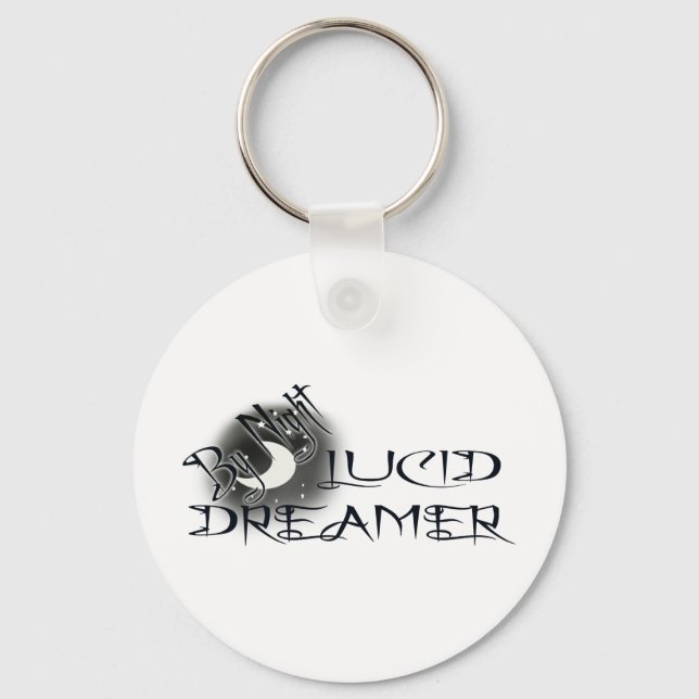 Lucid Dreamer by Night Key Ring (Front)