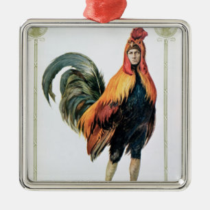 Lucien Guitry  in 'Chantecler' Metal Tree Decoration