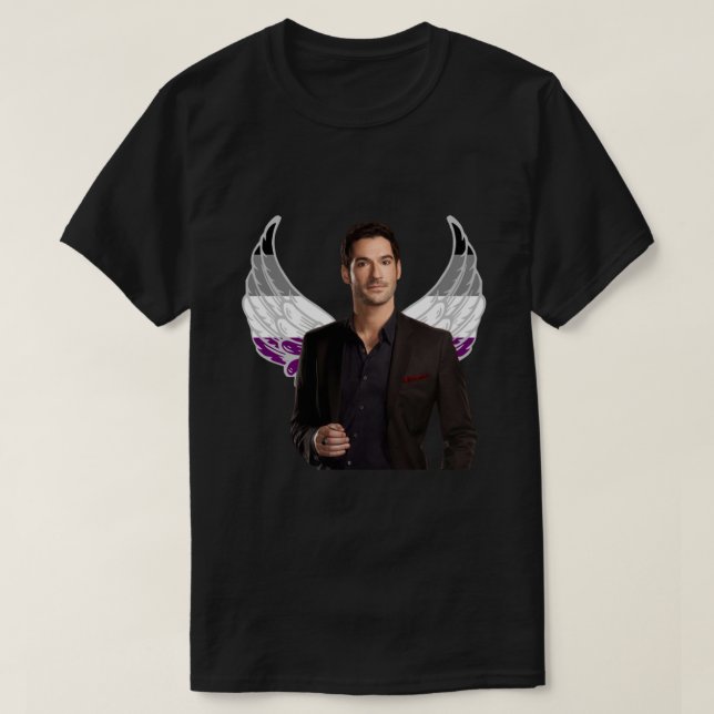 Lucifer Ace Pride Sticker Sticker T-Shirt (Design Front)