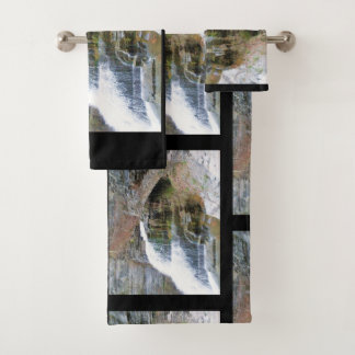 LUCIFER FALLS GORGE ITHACA N.Y. BATH TOWEL SET