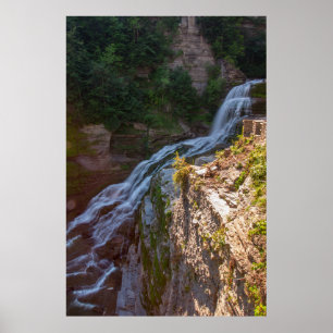 Lucifer Falls, Robert H Treman State Park, NY Poster