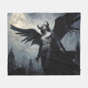 Lucifer  fleece blanket