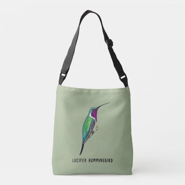 Lucifer  Hummingbird Crossbody Bag (Back)