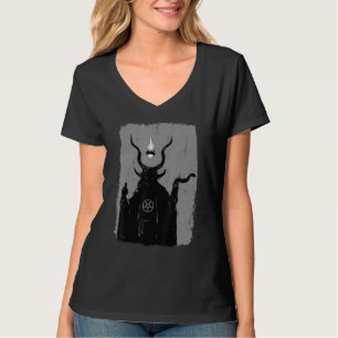 Lucifer Light Bearer Satanic Occult Baphomet Goat T-Shirt